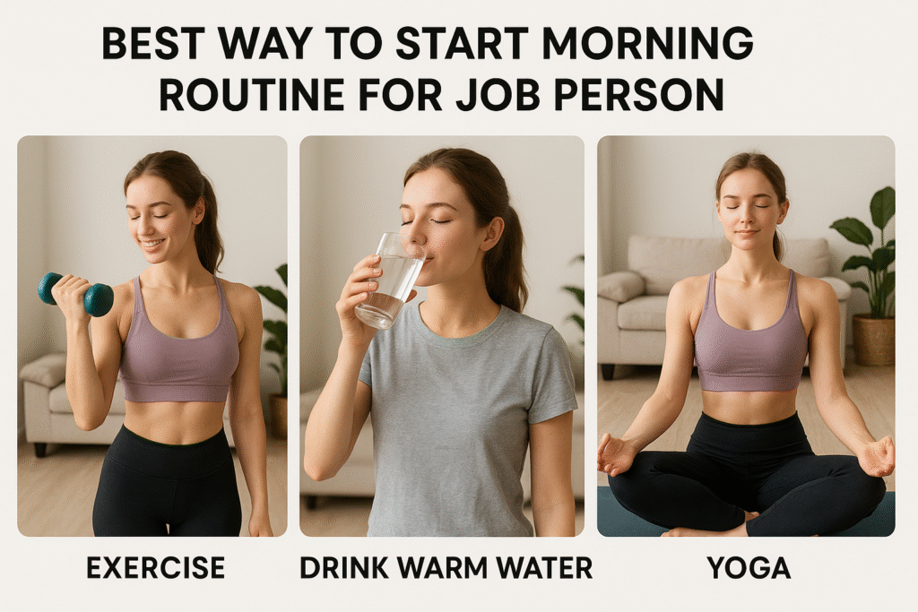 Best Way to Start Morning Routine for Job Person